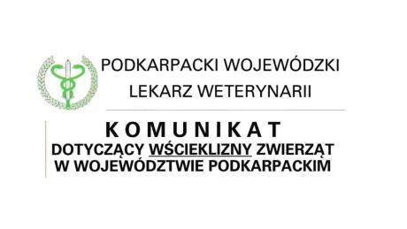 przypadki wścieklizny u zwierząt domowych w woj. podkarpackim